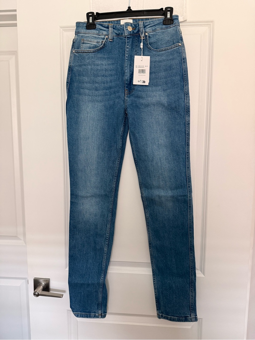 Anine Bing Medium Blue Skinny Jeans